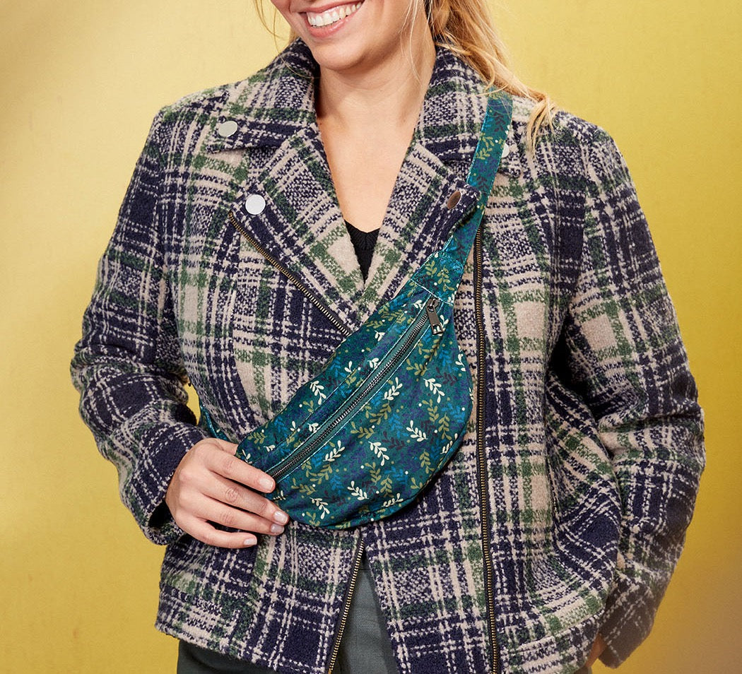 Veste  perfecto motif en lainage MAJDI