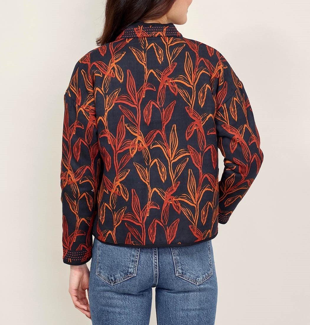 Veste esprit kimono imprimée NAKAMA