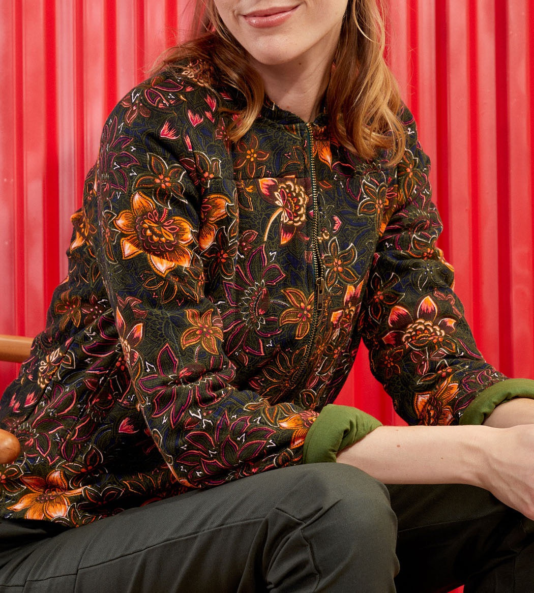 Veste courte matelassée coton bio OLAF