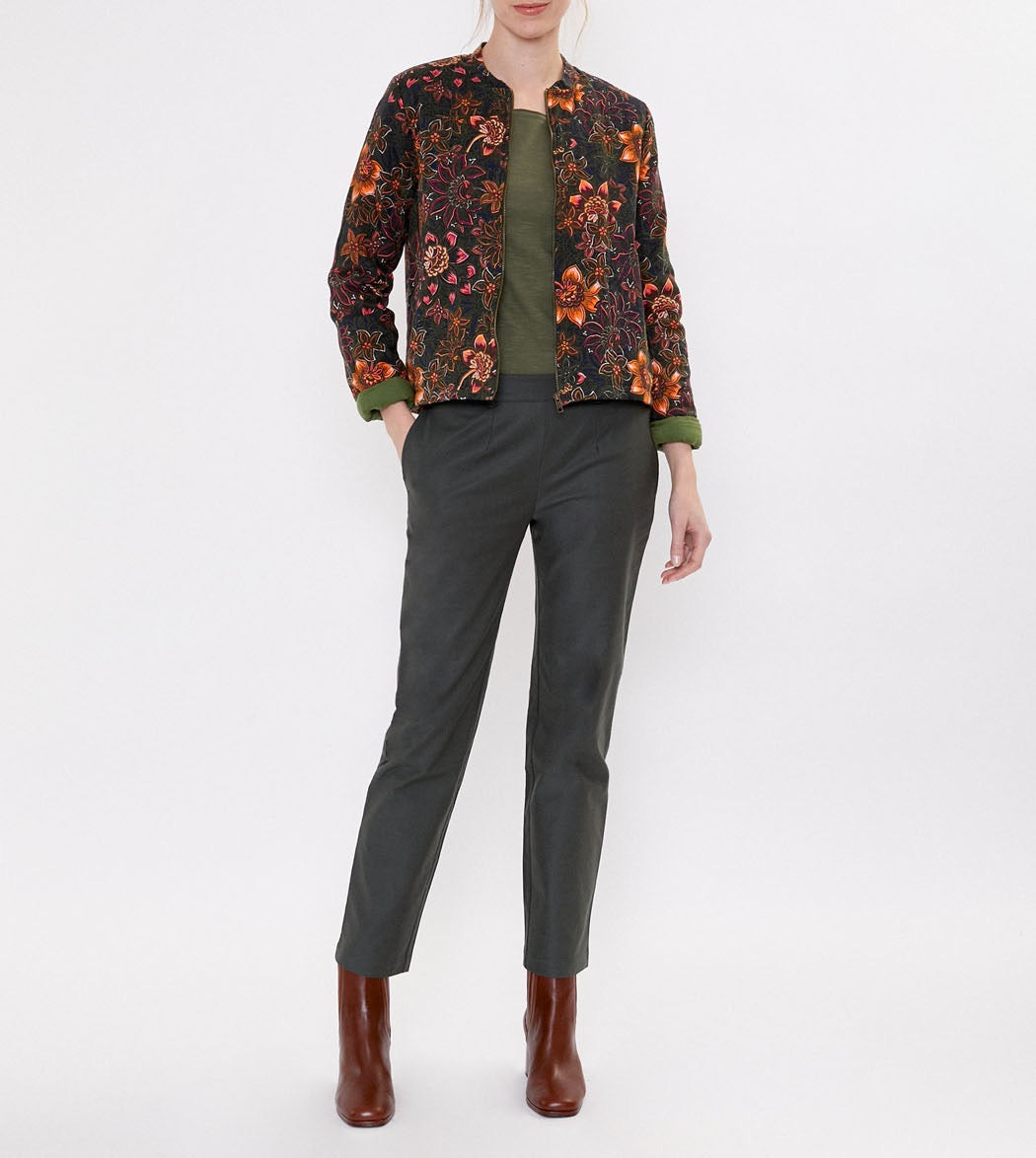 Veste courte matelassée coton bio OLAF
