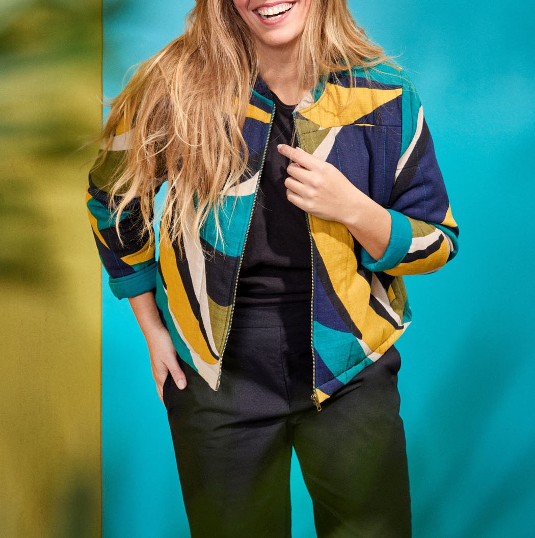 Veste courte matelassée coton bio OLAF