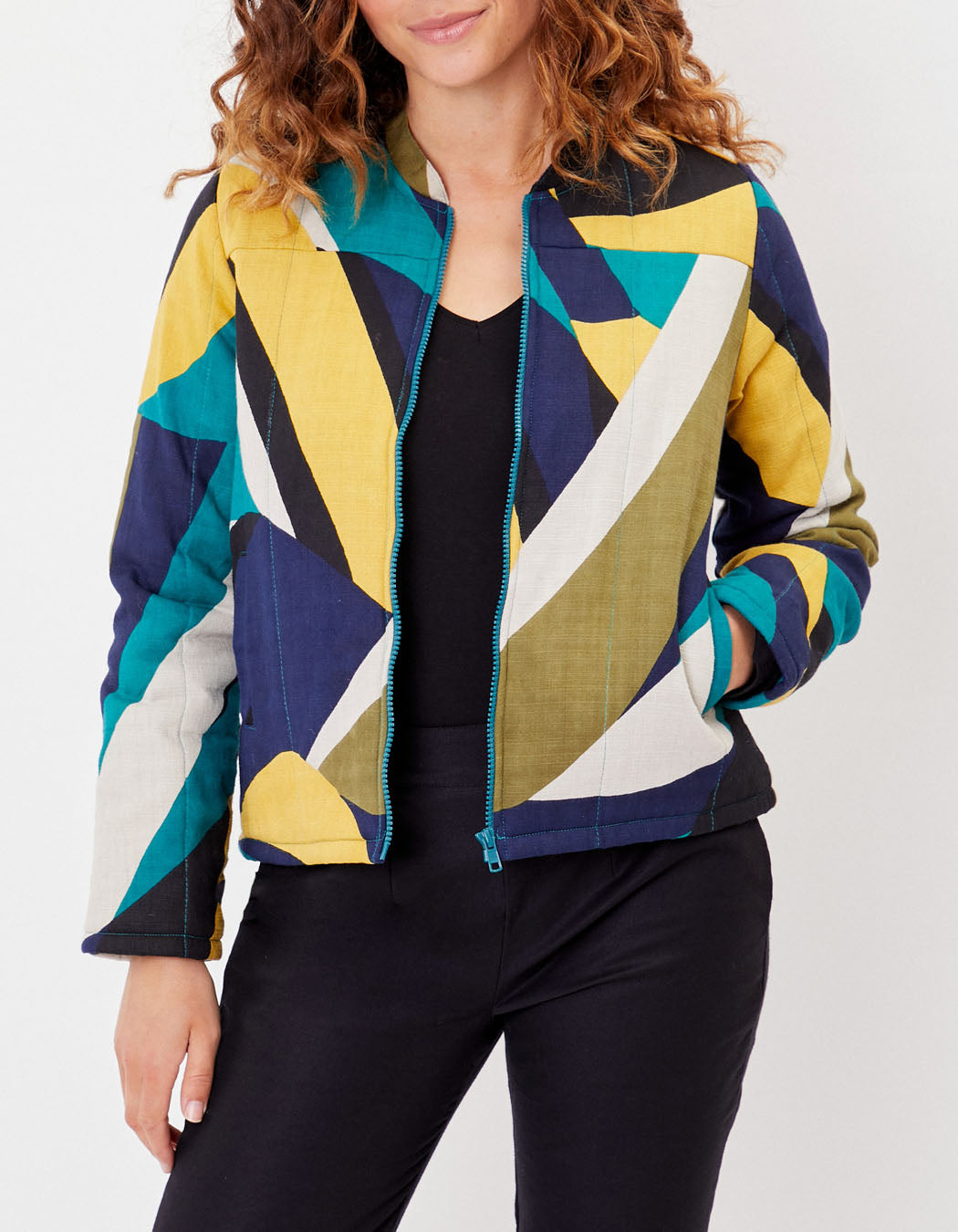 Veste courte matelassée coton bio OLAF