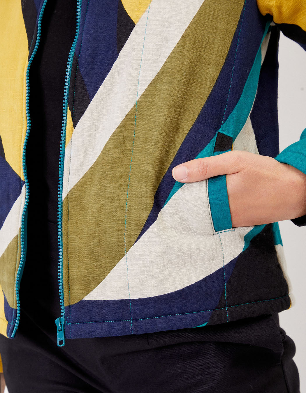 Veste courte matelassée coton bio OLAF
