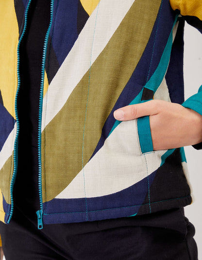 Veste courte matelassée coton bio OLAF