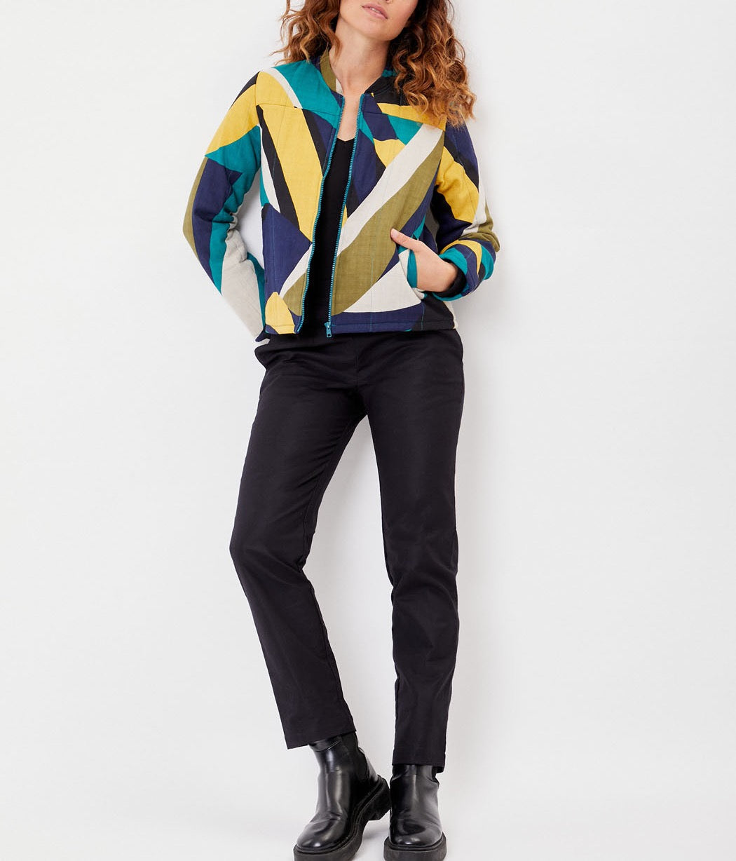 Veste courte matelassée coton bio OLAF