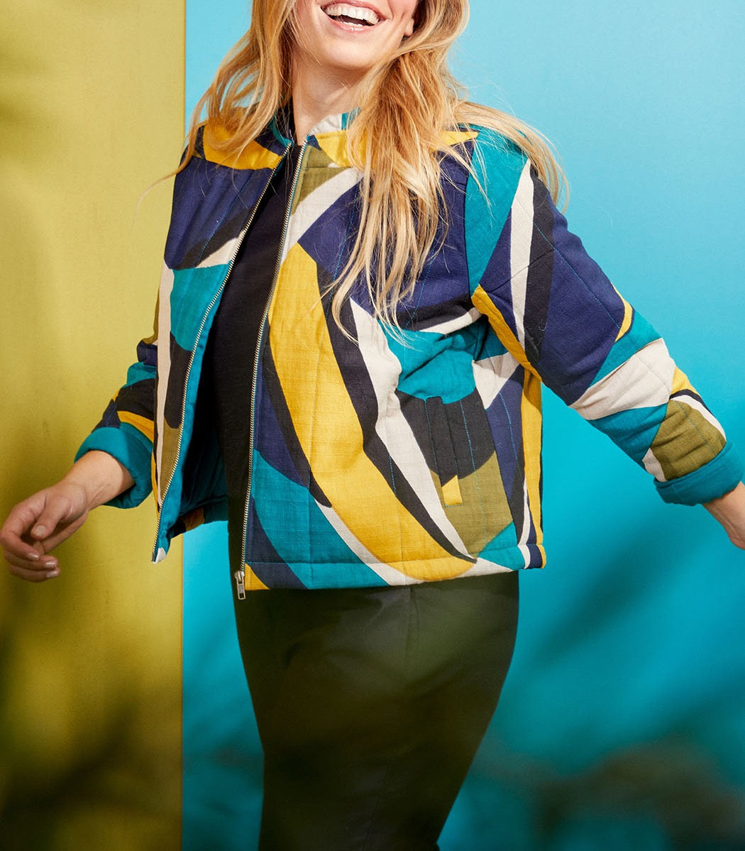 Veste courte matelassée coton bio OLAF