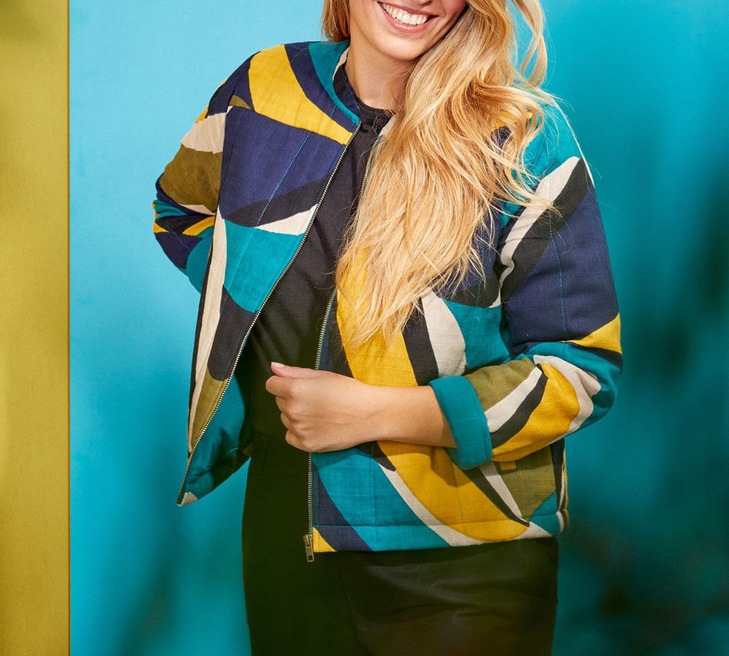 Veste courte matelassée coton bio OLAF