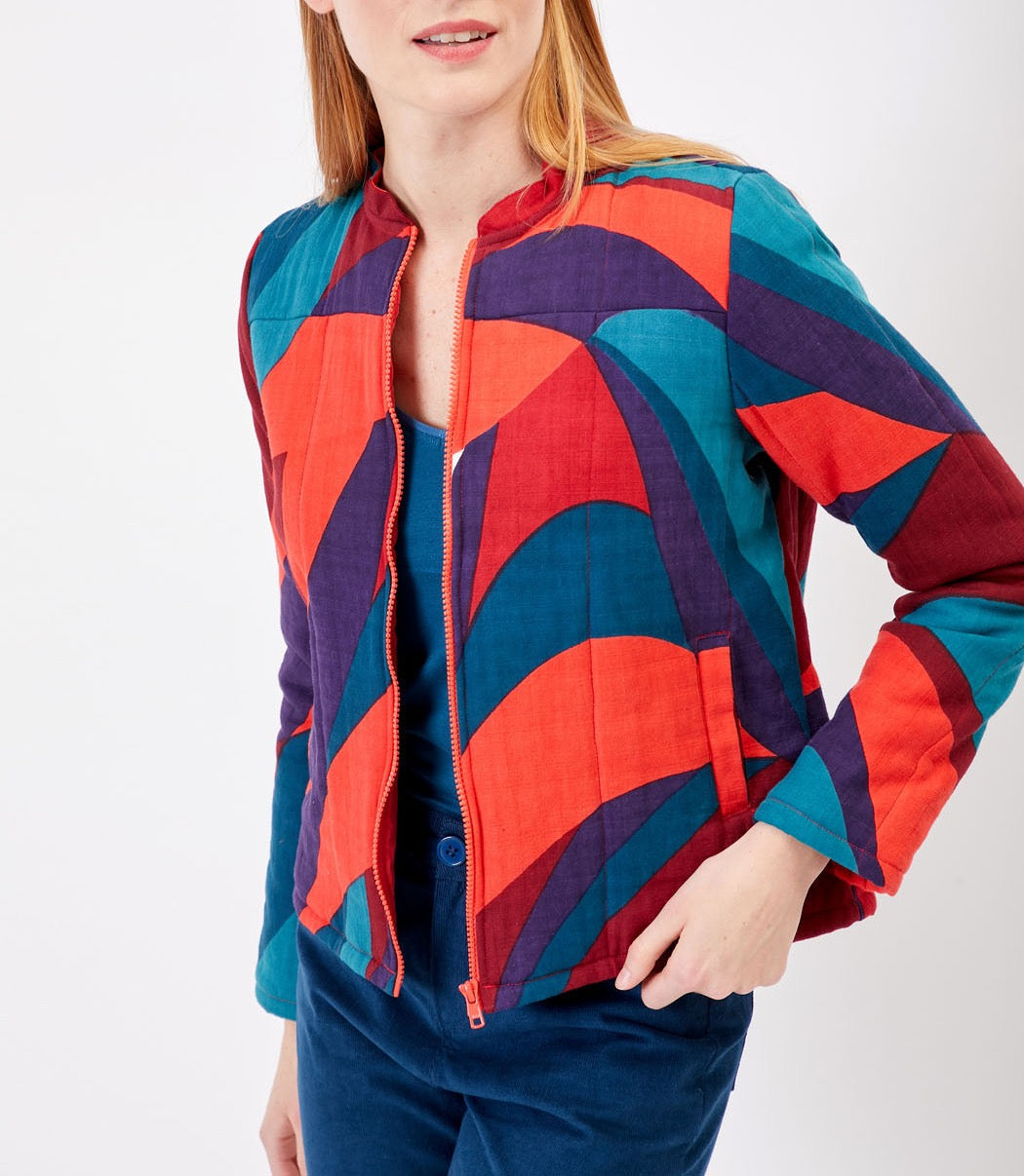 Veste courte matelassée coton bio OLAF