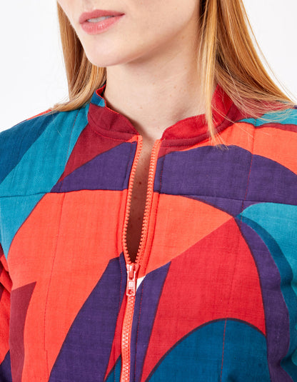 Veste courte matelassée coton bio OLAF