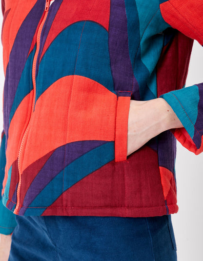 Veste courte matelassée coton bio OLAF