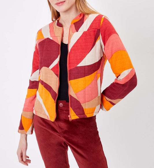 Veste courte matelassée coton bio OLAF