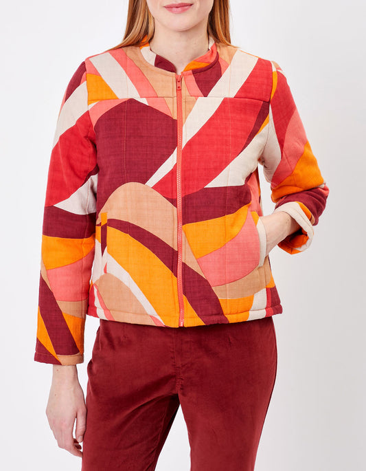 Veste courte matelassée coton bio OLAF