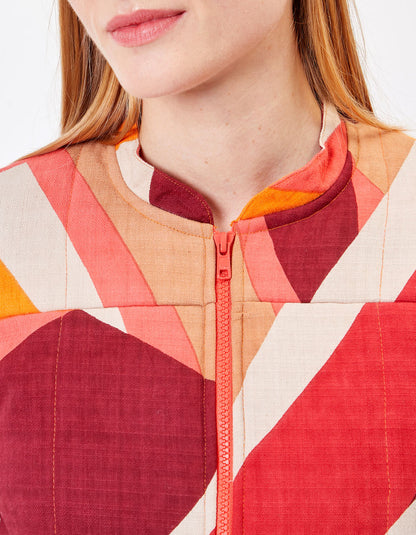 Veste courte matelassée coton bio OLAF