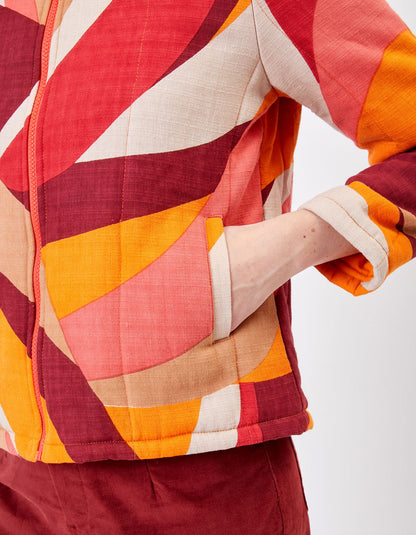 Veste courte matelassée coton bio OLAF
