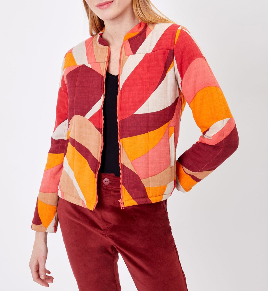 Veste courte matelassée coton bio OLAF