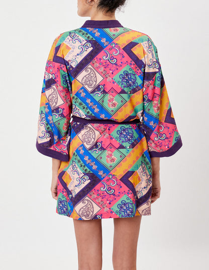 Kimono fluide imprimé MARIGOLD