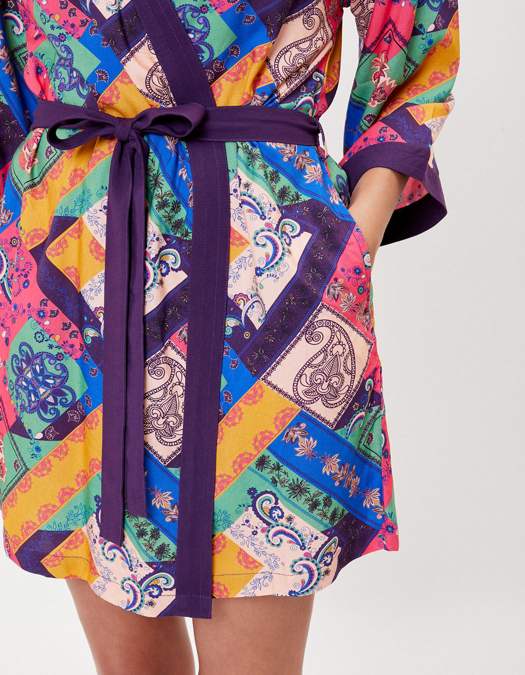 Kimono fluide imprimé MARIGOLD