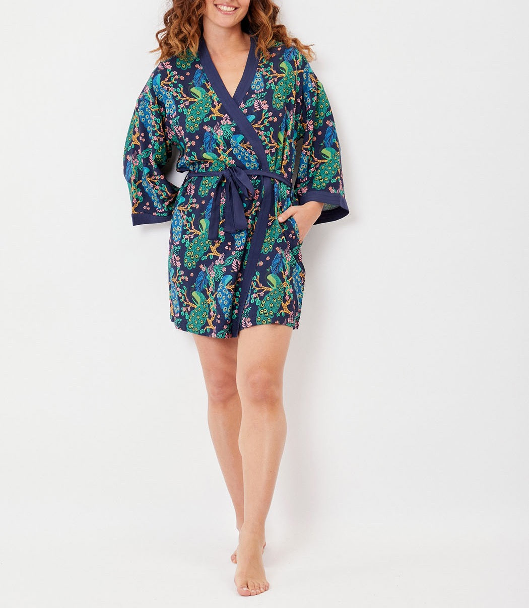 Kimono fluide imprimé MARIGOLD