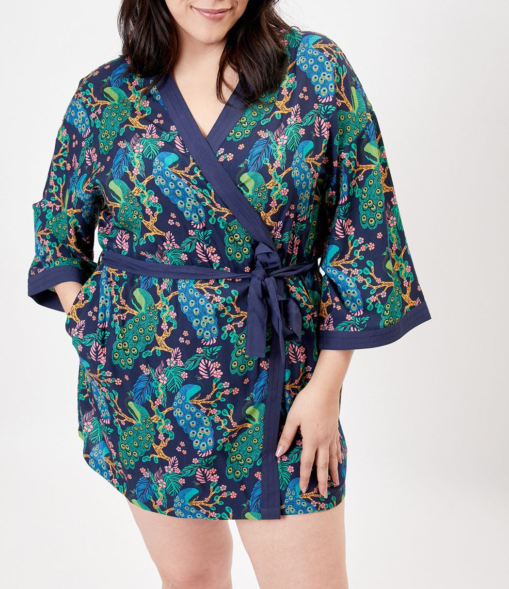 Kimono fluide imprimé MARIGOLD