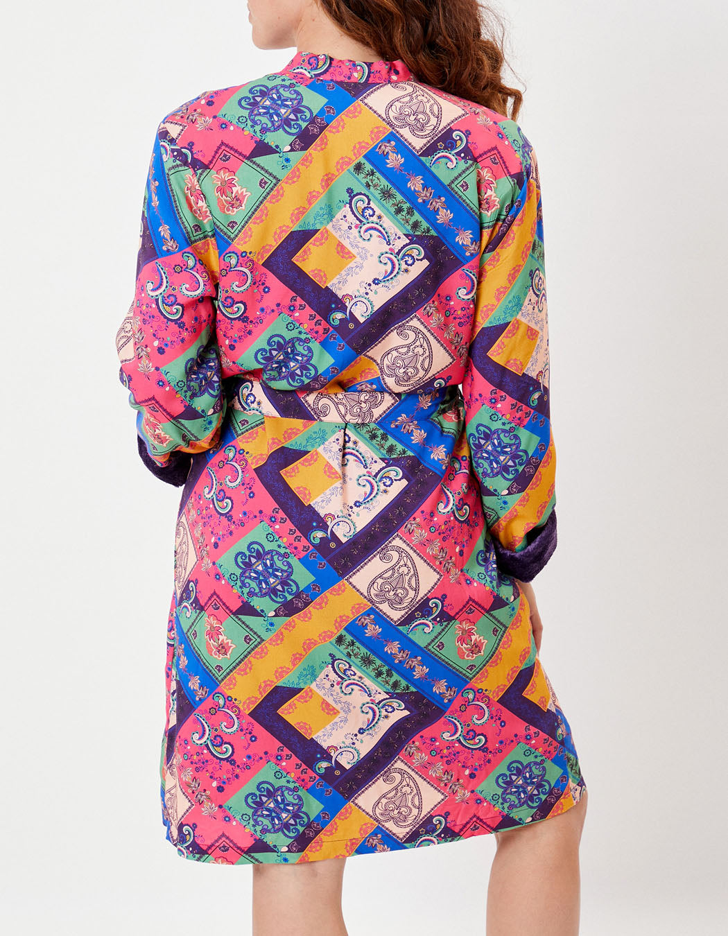 Kimono doublé polaire imprimé TOUDOU