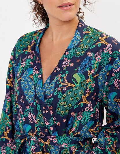Kimono doublé polaire imprimé TOUDOU