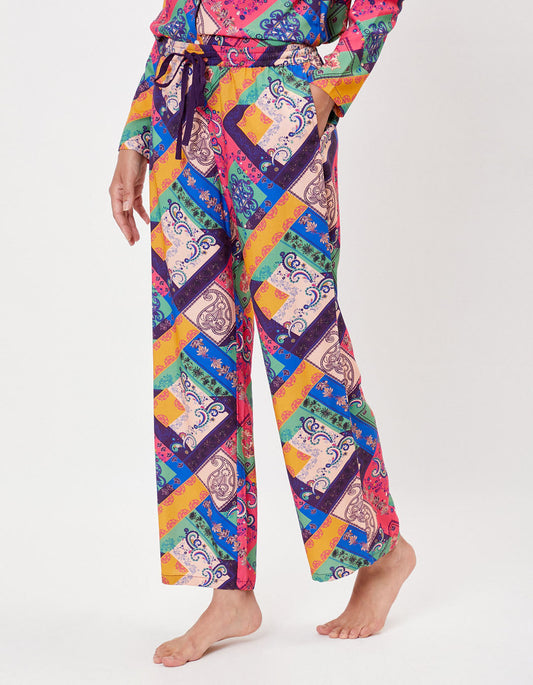 Pantalon pyjama fluide imprimé LILIUM