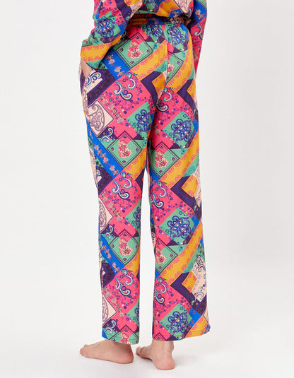 Pantalon pyjama fluide imprimé LILIUM