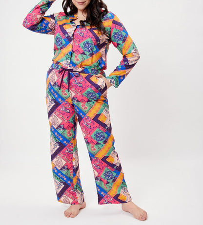 Pantalon pyjama fluide imprimé LILIUM