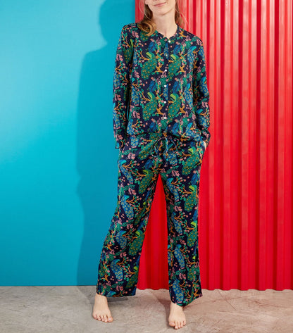 Pantalon pyjama fluide imprimé LILIUM