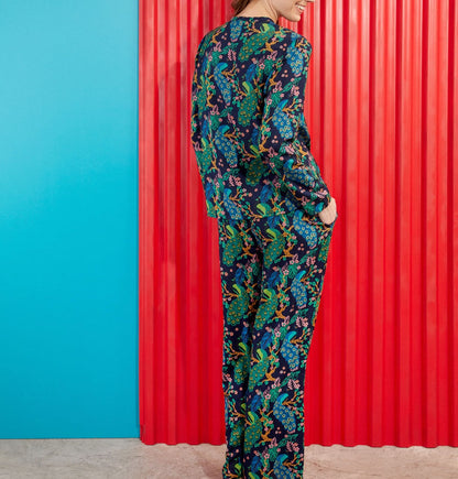 Pantalon pyjama fluide imprimé LILIUM