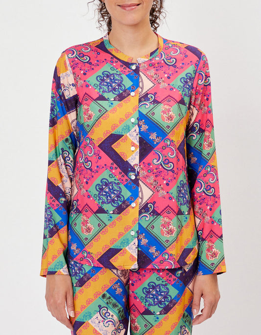Chemise de Pyjama fluide imprimée HOLT