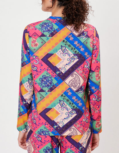 Chemise de Pyjama fluide imprimée HOLT