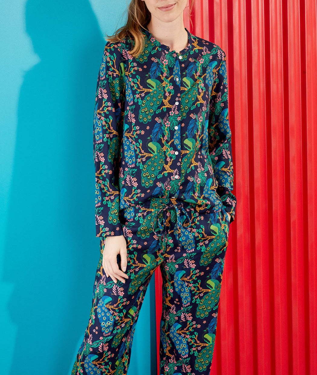 Chemise de Pyjama fluide imprimée HOLT