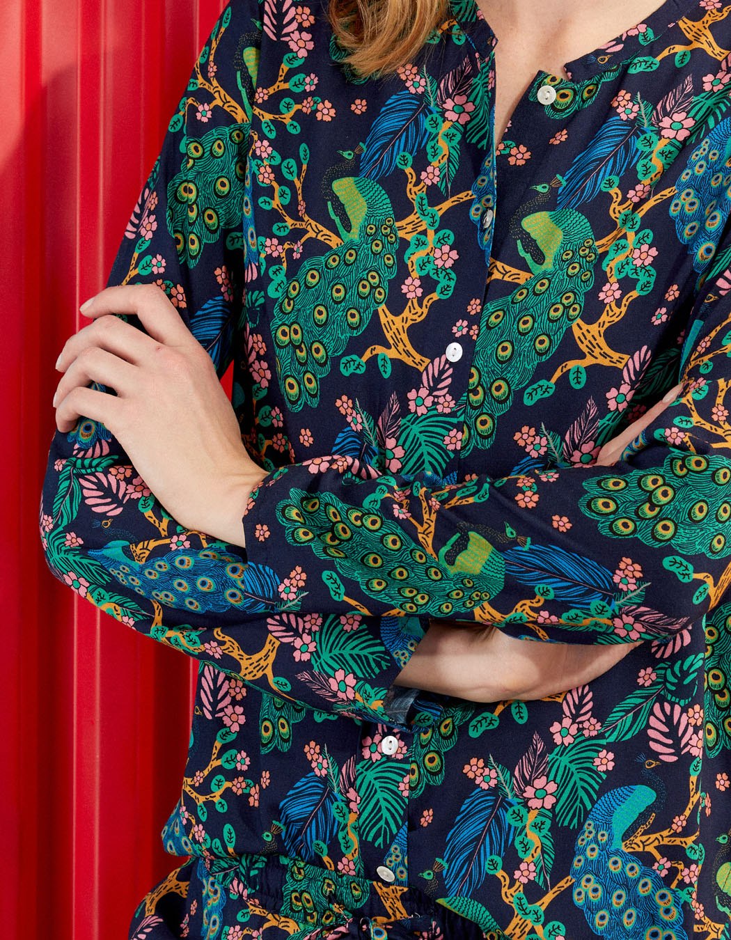 Chemise de Pyjama fluide imprimée HOLT