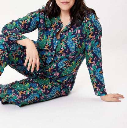 Chemise de Pyjama fluide imprimée HOLT