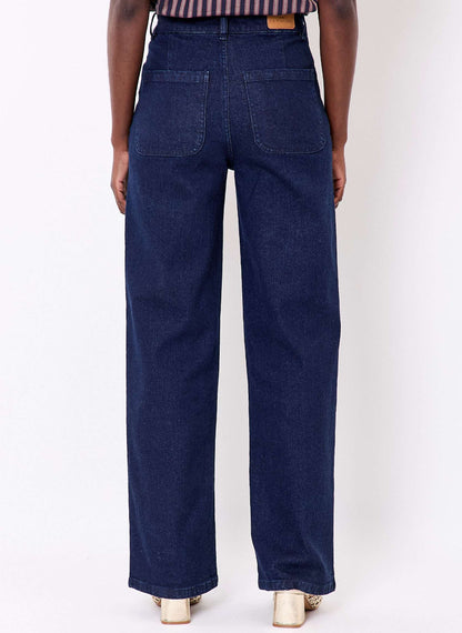 Jean large denim coton stretch MAYA