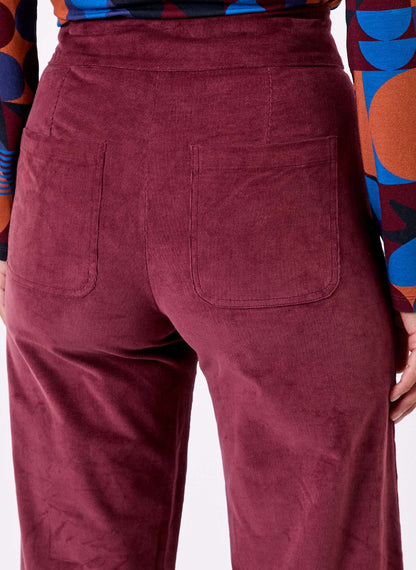 Pantalon droit large velours côtelé bio OSCAR
