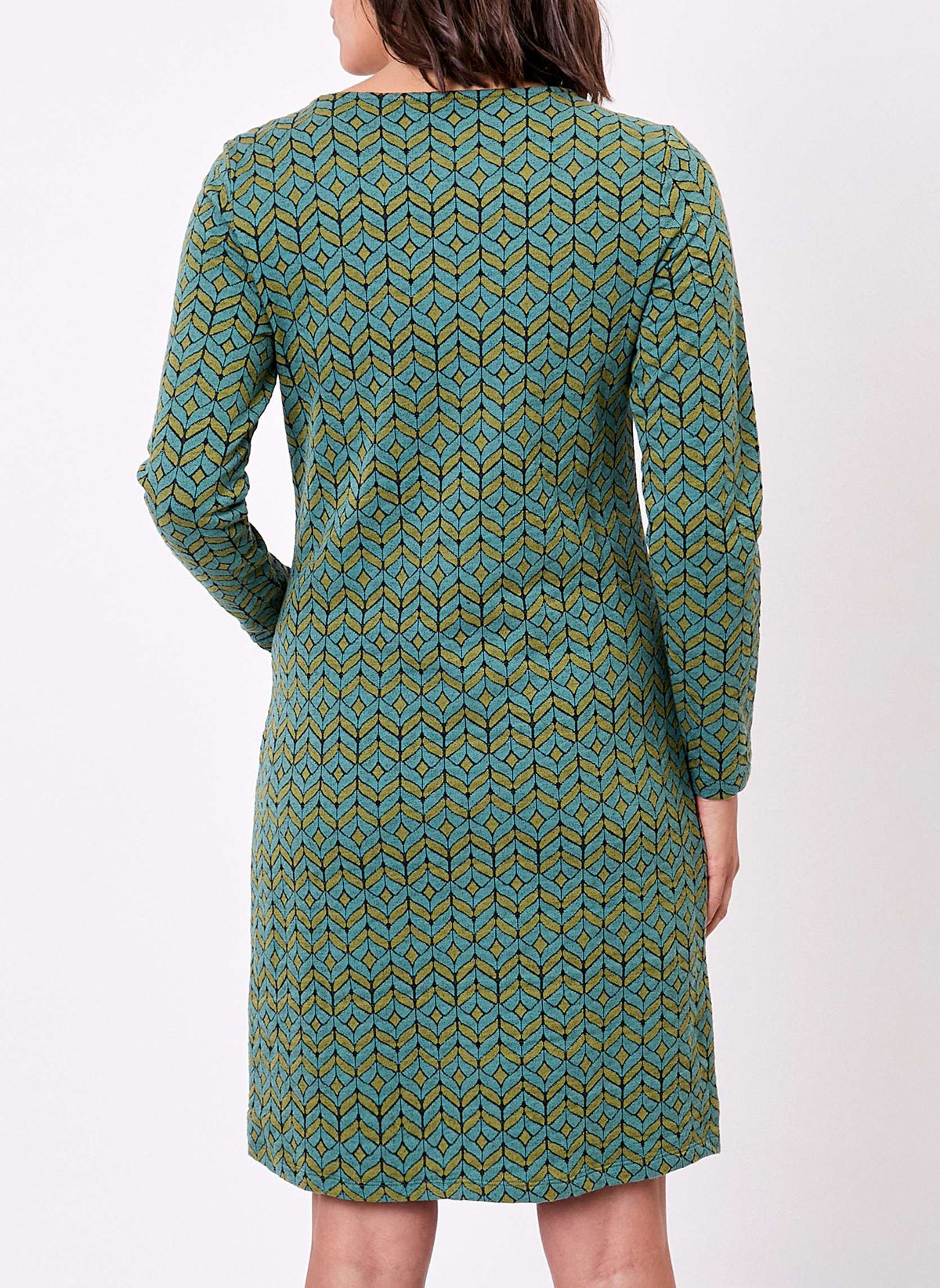 Robe courte maille jacquard PADMA