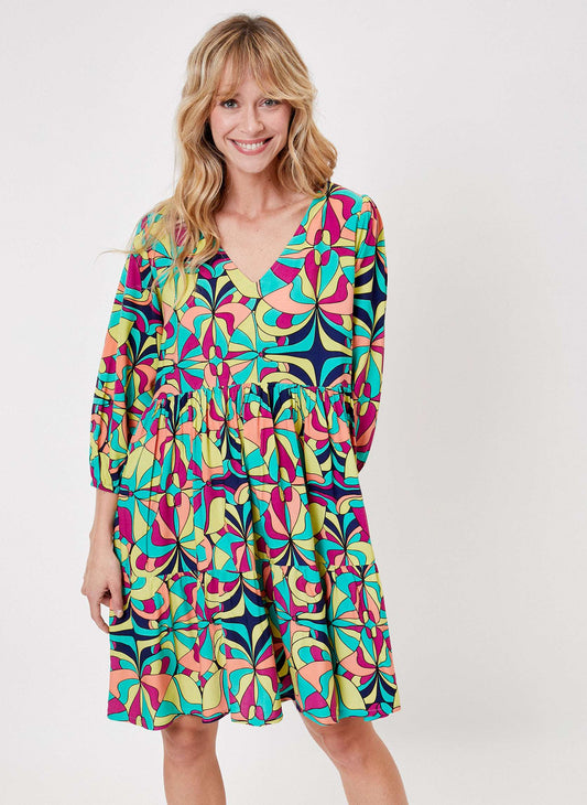 Robe ample fluide à volants LOLITA