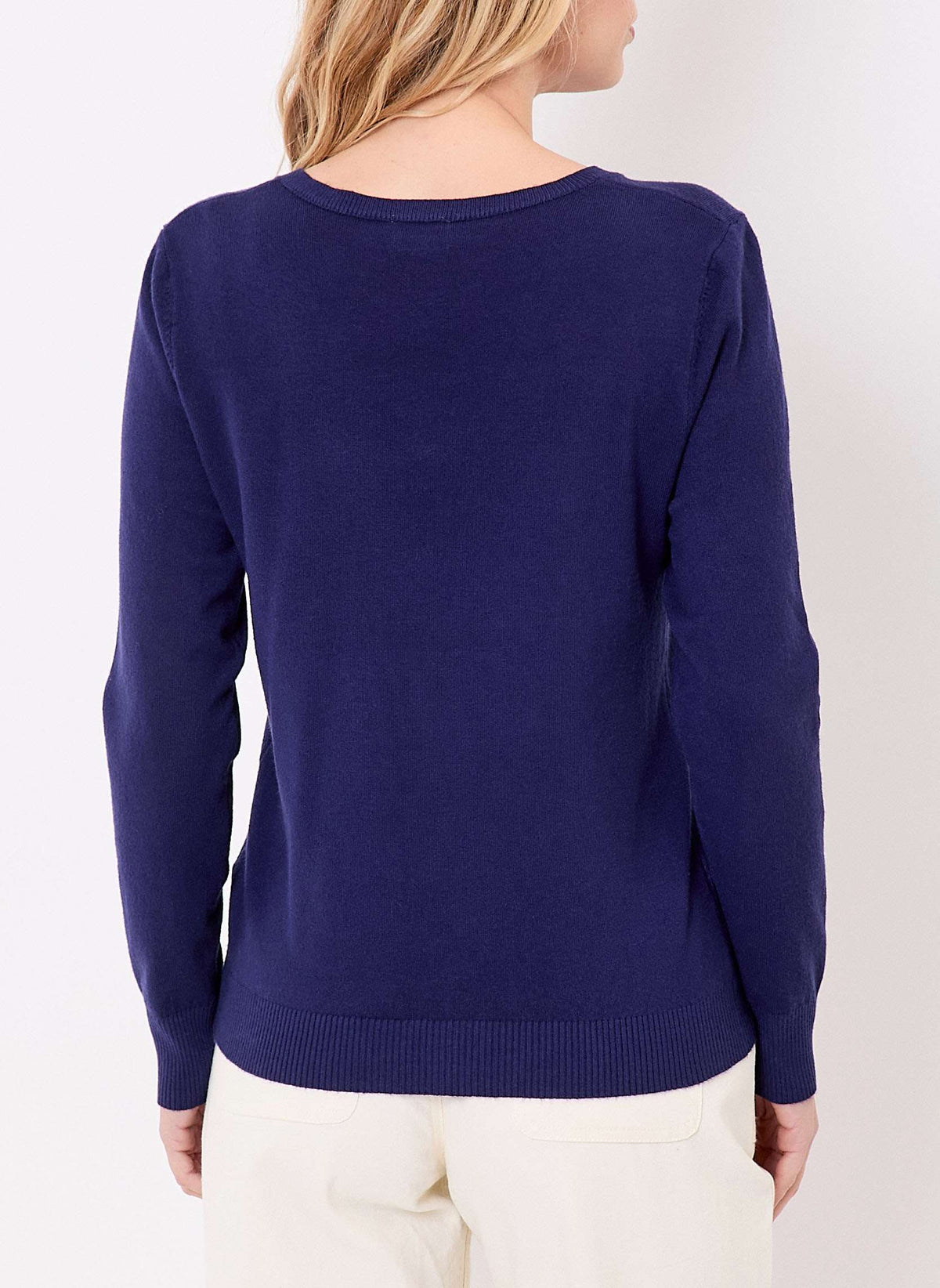 Pull maille col V HAYA