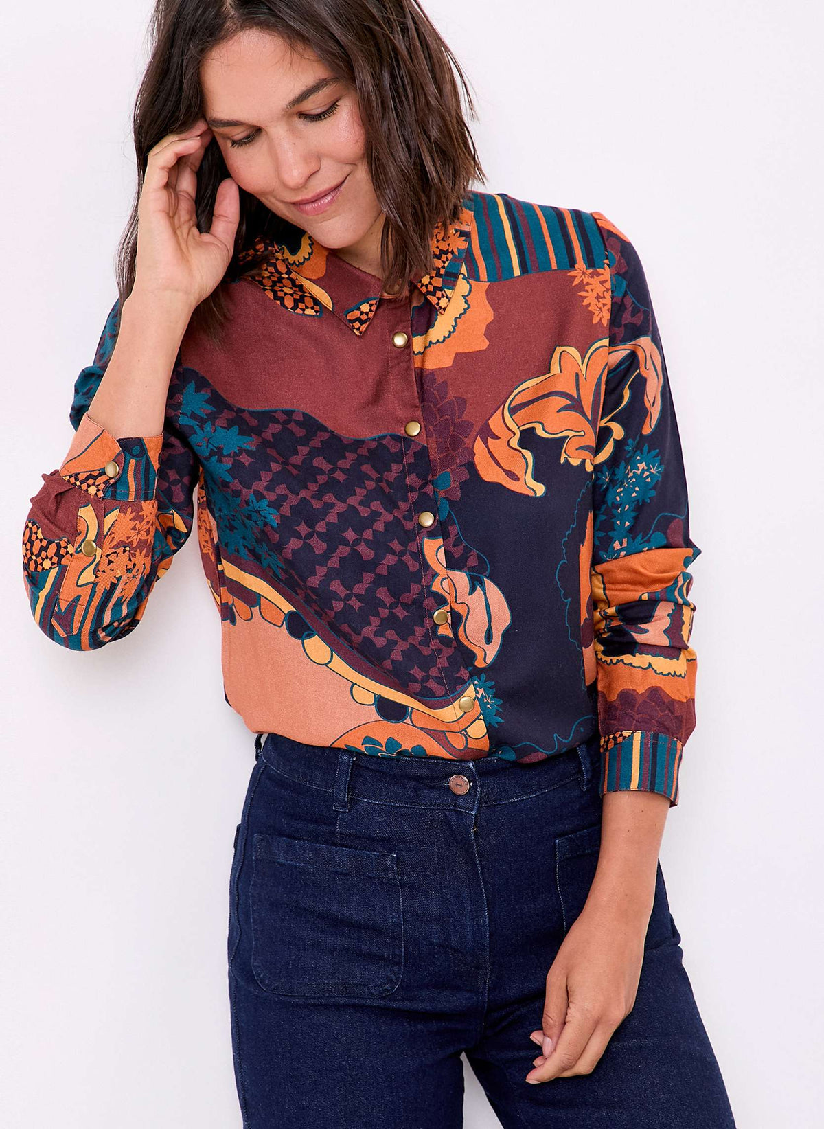Chemise fluide imprimée FEBY