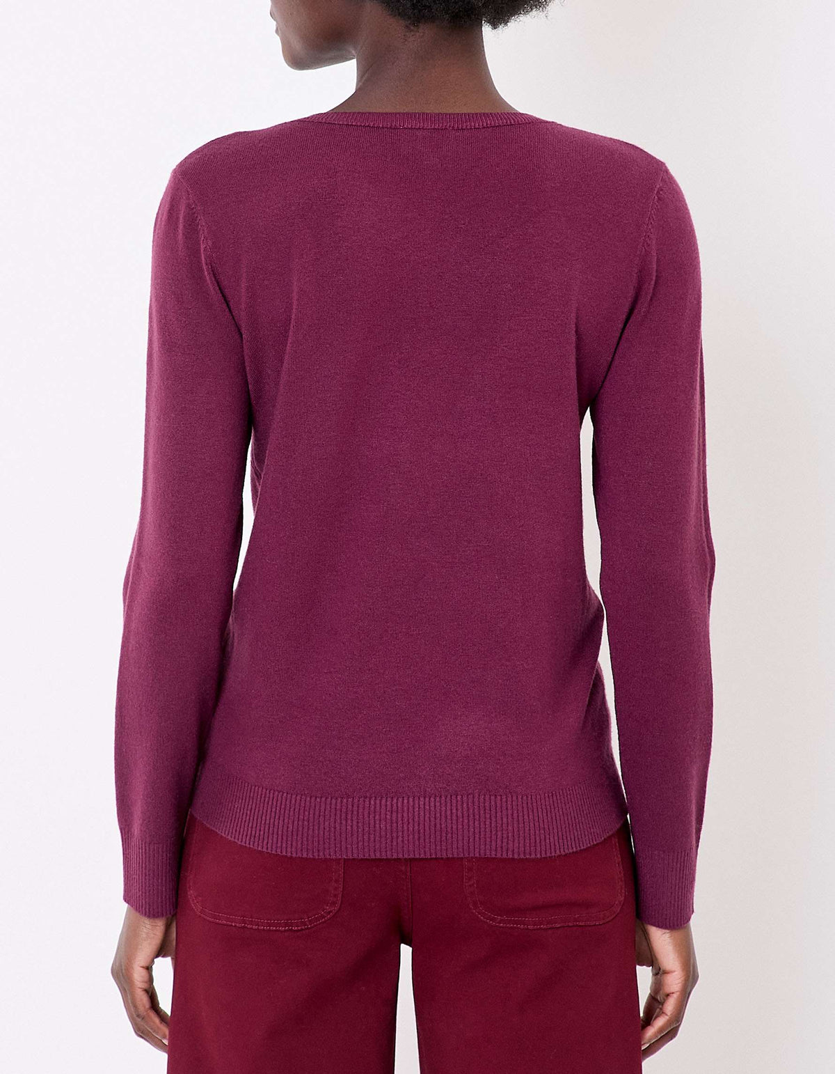 Pull maille col V HAYA
