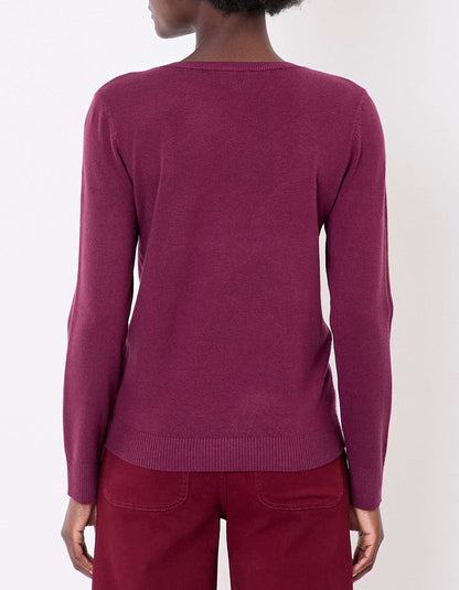 Pull maille col V HAYA