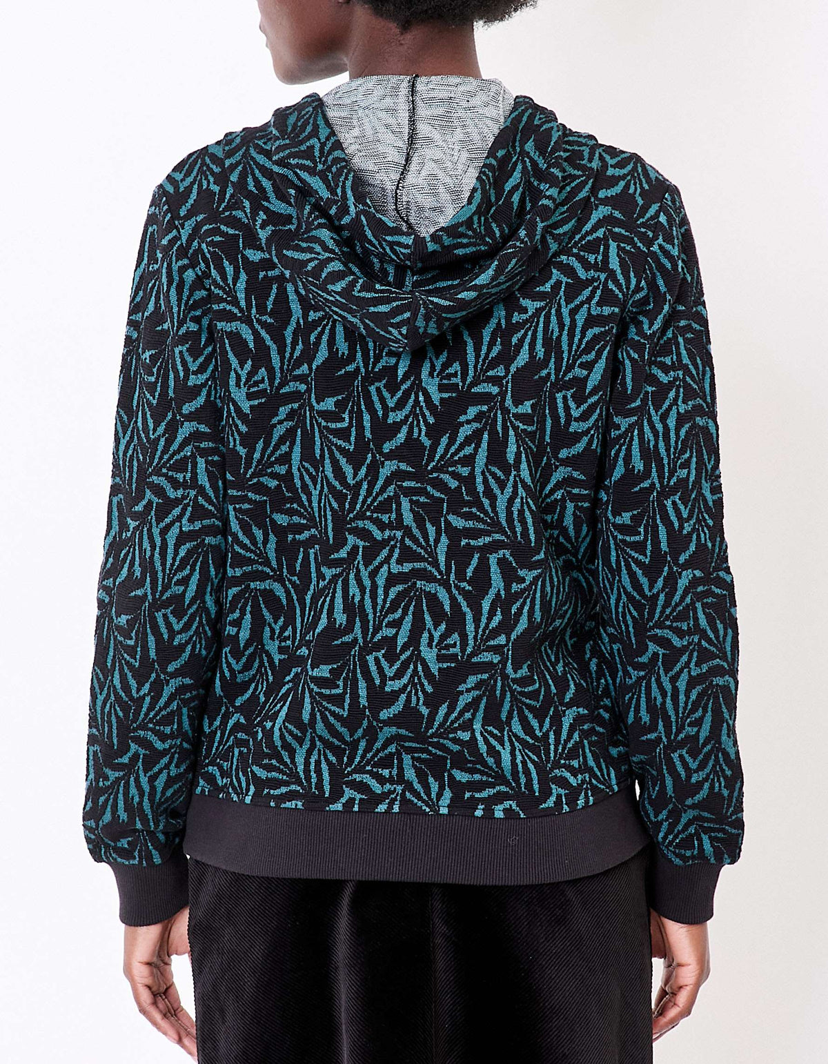 Sweat  zippé maille jacquard YUMI