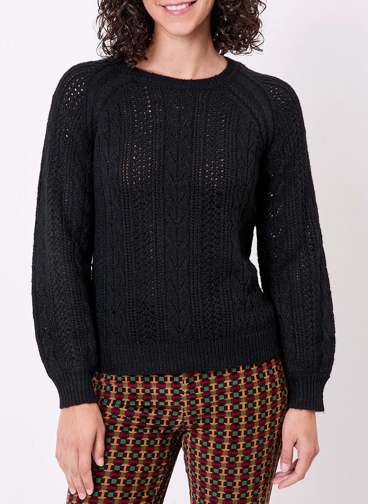 Pull tricot fantaisie torsadé  PADDI