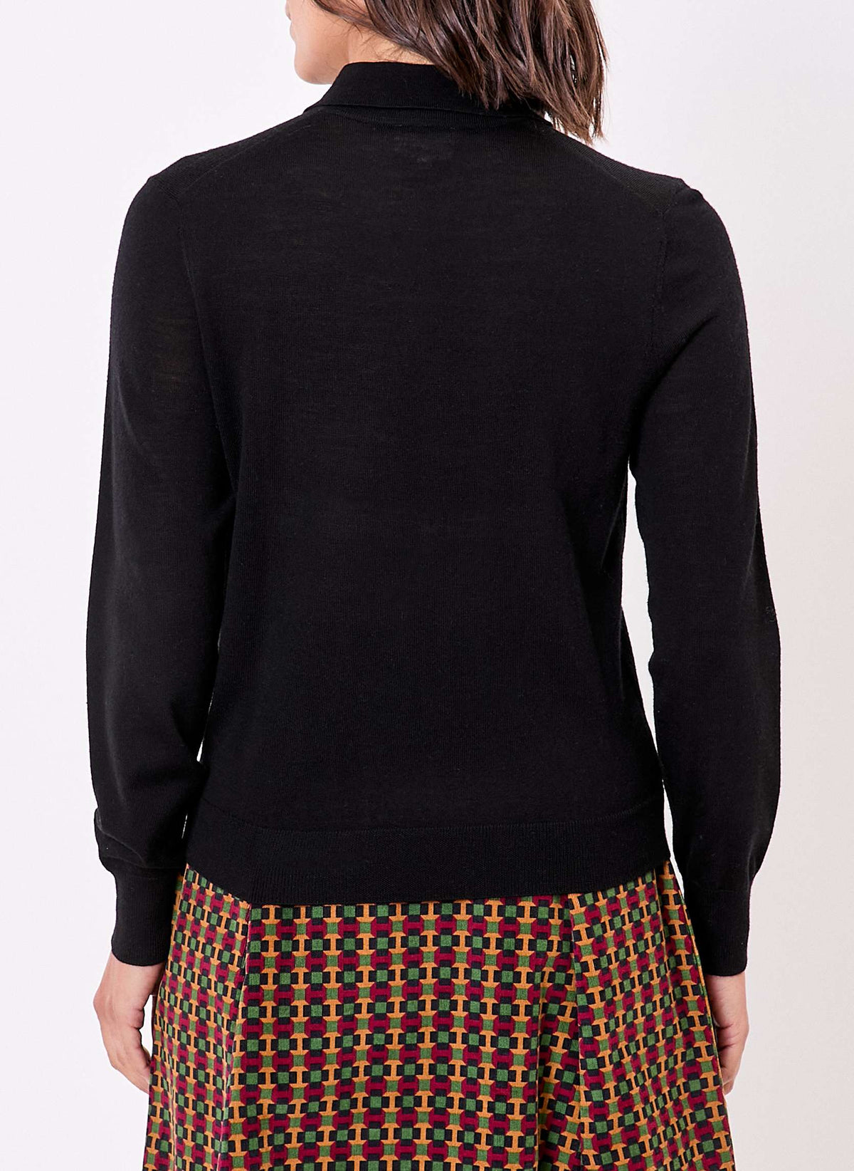 Pull laine mérinos col polo KARL