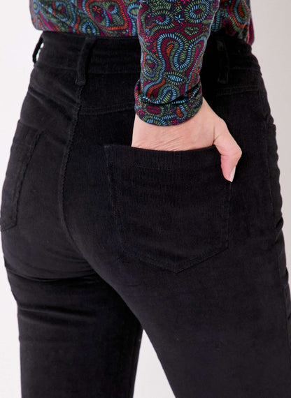 Pantalon flare velours côtelé bio LULU