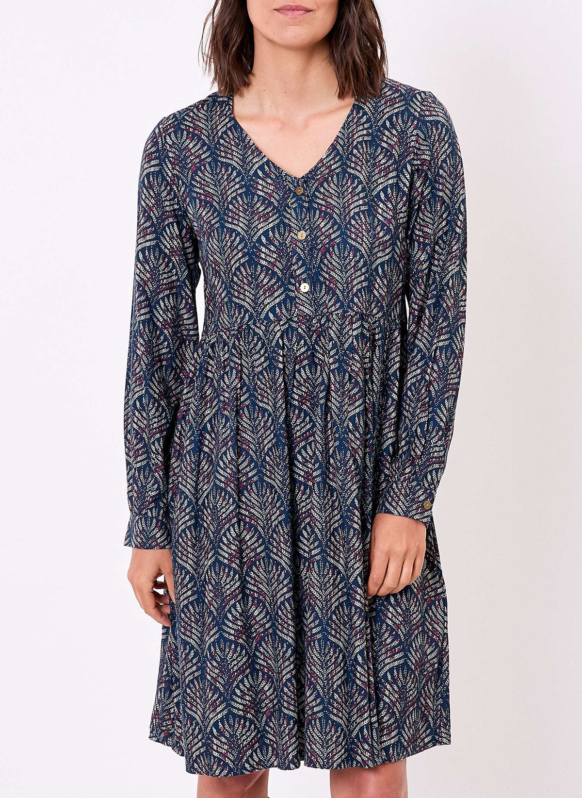 Robe empire fluide imprimée EUDOKO