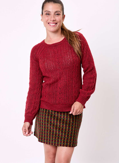 Pull tricot fantaisie torsadé  PADDI