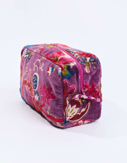 Grande pochette en velours KARUNI